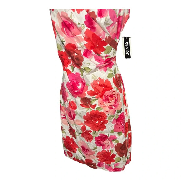 Floral Rose Mini Dress NWT (Muse) 8 - Picture 6 of 7